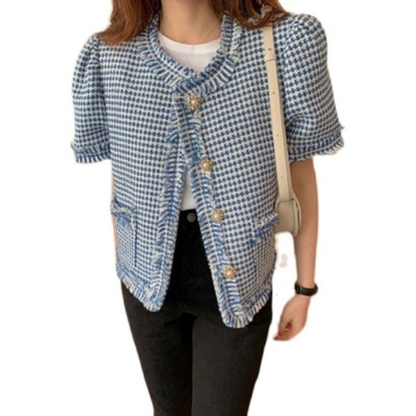 women's suits & blazers women jackets summer korean chic ladies vintage round neck raw edge design single-breasted loose tweed ja, White;black
women's suits & blazers women jackets summer korean chic ladies vintage round neck raw edge design single-breasted loose tweed ja, White;black