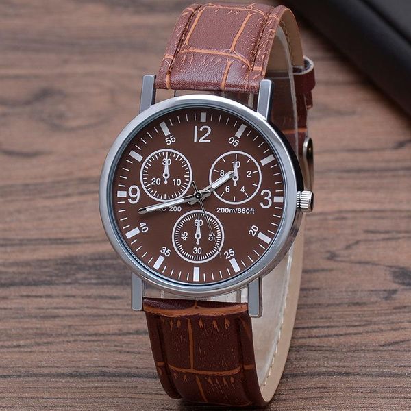 wristwatches fashion personality leather strap quartz analog watch 2021 accessories, Slivery;brown
wristwatches fashion personality leather strap quartz analog watch 2021 accessories, Slivery;brown