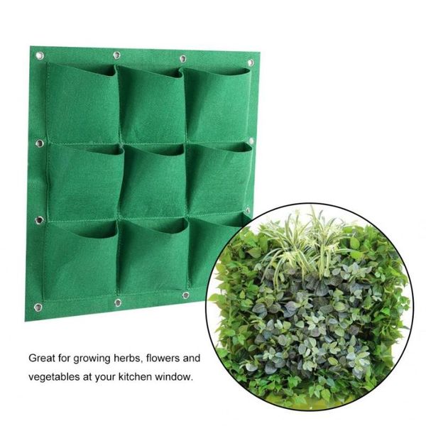 planters & pots 9 pocket vertical greening hanging wall garden grow plant bags planter vegetable living bag home supplies
planters & pots 9 pocket vertical greening hanging wall garden grow plant bags planter vegetable living bag home supplies