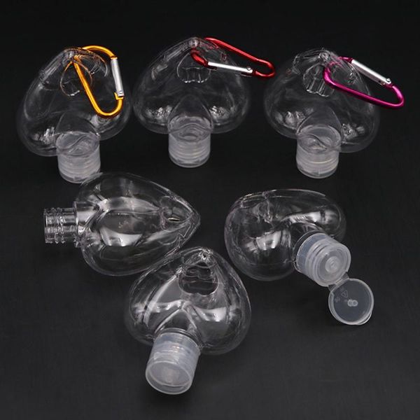 storage bottles & jars 5/10pcs 50ml portable heart shaped plastic bottle with key ring travel transparent hook keychain carrier
storage bottles & jars 5/10pcs 50ml portable heart shaped plastic bottle with key ring travel transparent hook keychain carrier