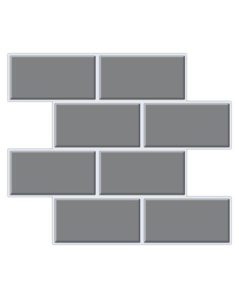 Art3d 36x30cm 3D Wall Stickers Self-adhesive Peel and Stick Backsplash for Kitchen Bathroom Fireplace,Dark Gray Subway Tiles ,Wallpapers(10-Piece,Thicker Version)
Art3d 36x30cm 3D Wall Stickers Self-adhesive Peel and Stick Backsplash for Kitchen Bathroom Fireplace,Dark Gray Subway Tiles ,Wallpapers(10-Piece,Thicker Version)