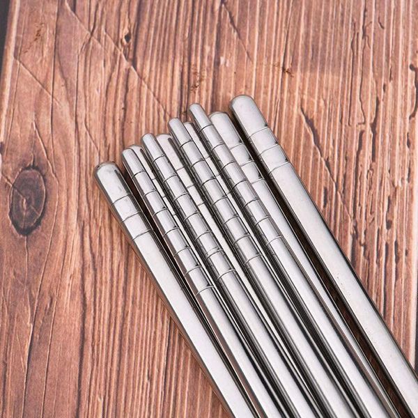 chopsticks 2/3/5 pair stainless steel reusable sticks portable non-slip home tableware kitchen tools
chopsticks 2/3/5 pair stainless steel reusable sticks portable non-slip home tableware kitchen tools