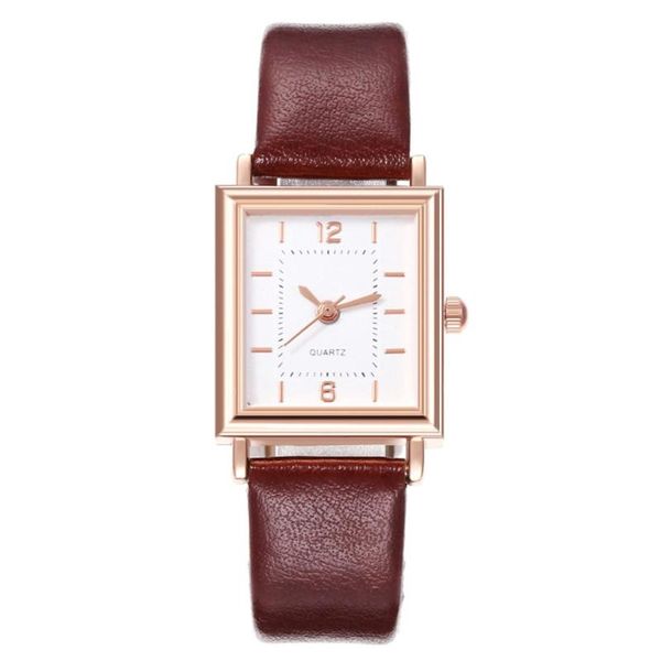 women watches simple dress quartz wrist watch ladies steel leather square clock gift dropshiping montre femme wristwatches, Slivery;brown
women watches simple dress quartz wrist watch ladies steel leather square clock gift dropshiping montre femme wristwatches, Slivery;brown