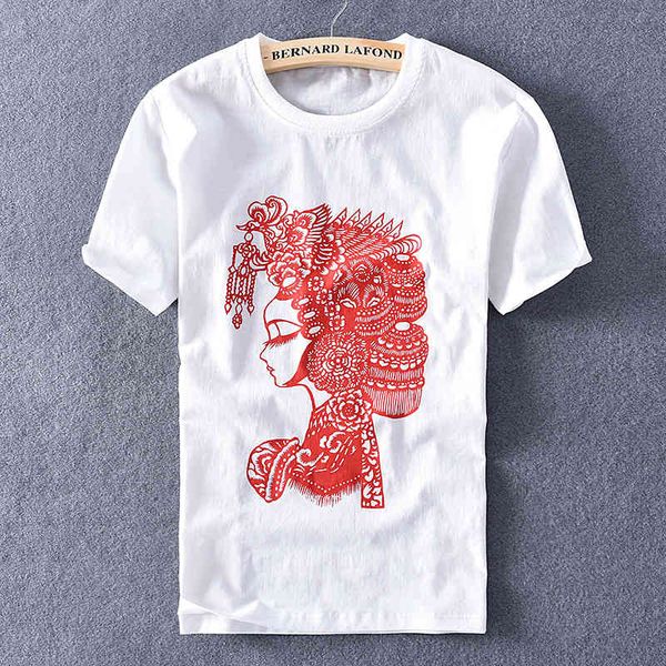 men's t-shirts summer linen t-shirt brand white t shirts for men short-sleeved chinese style paper-cut printed tshirt mens chemise rkb9, White;black
men's t-shirts summer linen t-shirt brand white t shirts for men short-sleeved chinese style paper-cut printed tshirt mens chemise rkb9, White;black