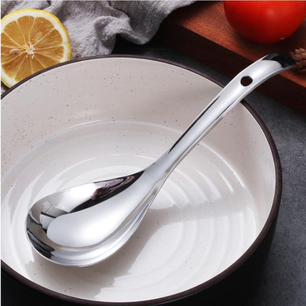 spoons 1pc long handle stainless steel rice spoon ladle kitchen tableware for home restaurant (silver)
spoons 1pc long handle stainless steel rice spoon ladle kitchen tableware for home restaurant (silver)