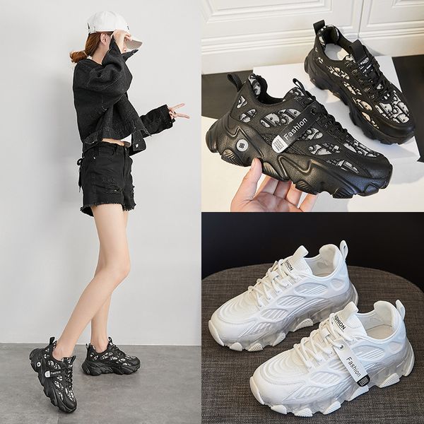 women's shoes ins fashion net red 2021 spring sports breathable daddy leisure thick soled leather women's, Black;white
women's shoes ins fashion net red 2021 spring sports breathable daddy leisure thick soled leather women's, Black;white