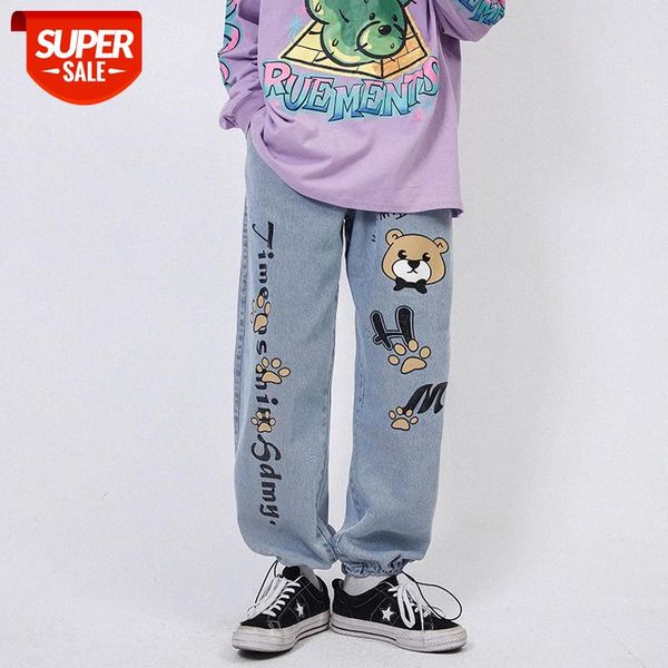 harajuku style cute bear print denim men's loose wide-legged daddy pants straight casual #of2q, Black
harajuku style cute bear print denim men's loose wide-legged daddy pants straight casual #of2q, Black