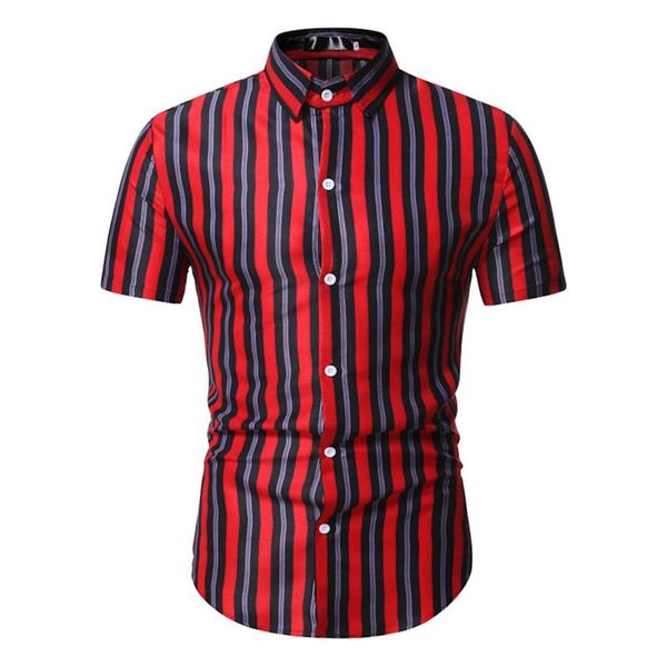 men's casual shirts summer for men harajuku striped print slim fit shirt single-breasted short sleeve cardigan blouses camisa hombre, White;black
men's casual shirts summer for men harajuku striped print slim fit shirt single-breasted short sleeve cardigan blouses camisa hombre, White;black