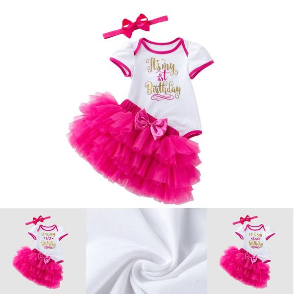 clothing sets 0-24 months birthday infant toddler baby girl dress short sleeve romper & skirt suit 3pcs-kids clothes tulle bloomers-letter p, White
clothing sets 0-24 months birthday infant toddler baby girl dress short sleeve romper & skirt suit 3pcs-kids clothes tulle bloomers-letter p, White
