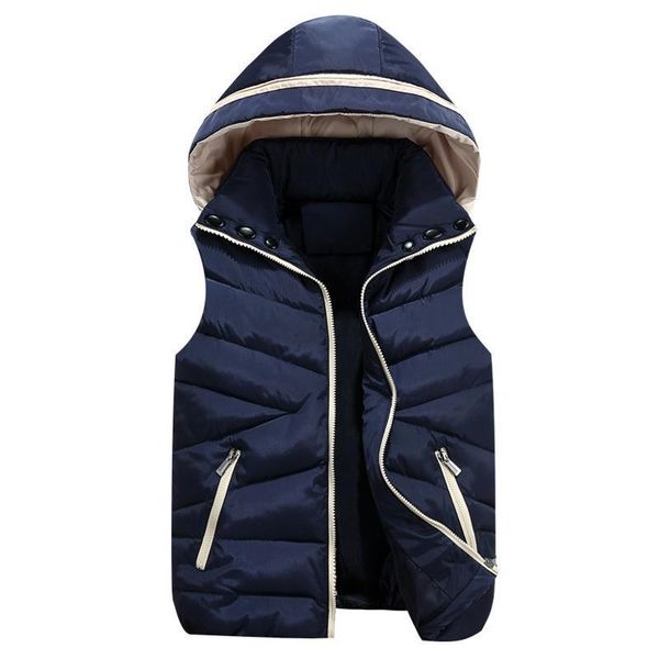 men's vests waistcoats solid male gilet fall winter men women hood vest waistcoat warm fashion cotton-padded casual sleeveless jackets, Black;white
men's vests waistcoats solid male gilet fall winter men women hood vest waistcoat warm fashion cotton-padded casual sleeveless jackets, Black;white