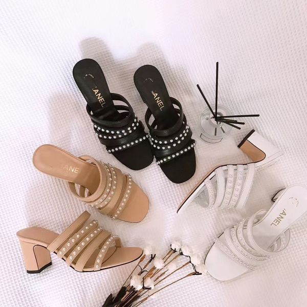 thick heel sandal female summer wear fashion european style high leather shoes handmade pearl fashion generous height 6cm, Black
thick heel sandal female summer wear fashion european style high leather shoes handmade pearl fashion generous height 6cm, Black
