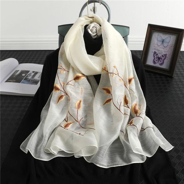 scarves 2021 women silk scarf warm wool pashmina lady embroidery floral spring winter foulard female wraps, Blue;gray
scarves 2021 women silk scarf warm wool pashmina lady embroidery floral spring winter foulard female wraps, Blue;gray