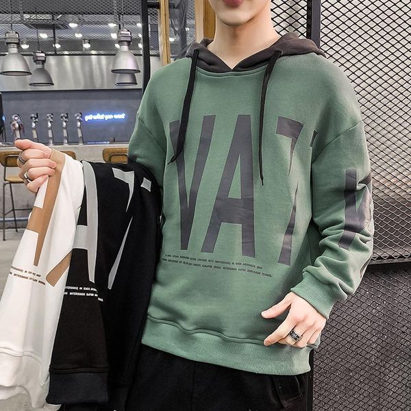 men's hoodies & sweatshirts 2021 autumn casual men hoodie loose letter printed long-sleeved pullover street trend sweatshirt, Black
men's hoodies & sweatshirts 2021 autumn casual men hoodie loose letter printed long-sleeved pullover street trend sweatshirt, Black