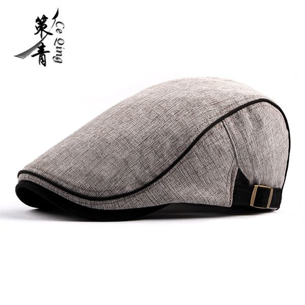 new korean cotton beret in spring and summer of 2021 men's british fashionable cap women's breathable hat, Blue;gray
new korean cotton beret in spring and summer of 2021 men's british fashionable cap women's breathable hat, Blue;gray