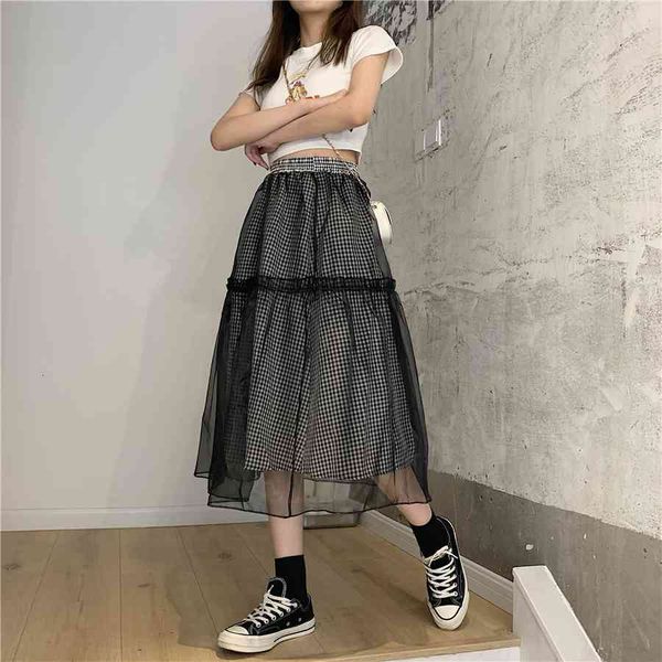 sweet black plaid pleated skirts women mesh big swing long a-line korean fairy high waist vintage pink tulle skirt blue
sweet black plaid pleated skirts women mesh big swing long a-line korean fairy high waist vintage pink tulle skirt blue