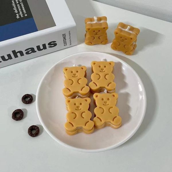 craft tools 2021 bear sandwich biscuit silicone mold for candles cream shape candle making handmade soap
craft tools 2021 bear sandwich biscuit silicone mold for candles cream shape candle making handmade soap