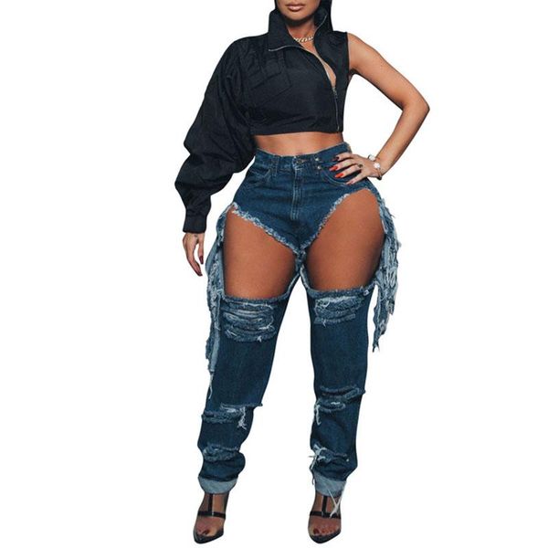 women's jeans fashion plus size woman cotton distressed zipper pockets hole skinny pencil pants women summer mom, Blue
women's jeans fashion plus size woman cotton distressed zipper pockets hole skinny pencil pants women summer mom, Blue