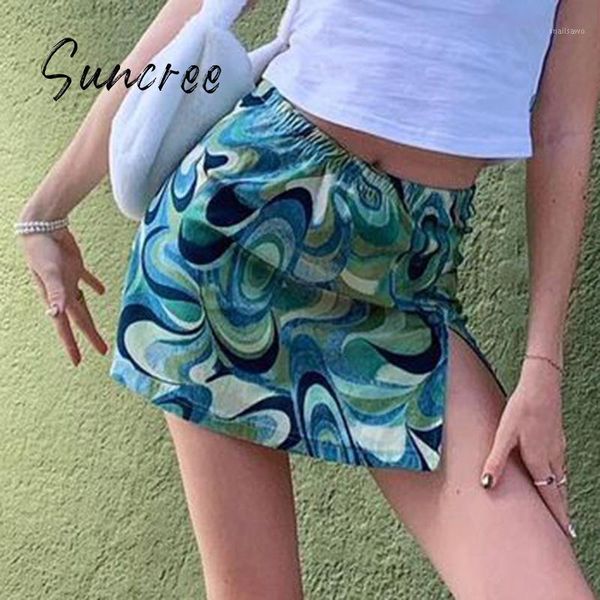 skirts suncree elastic high-waisted skirt vintage swirl printing women's summer korean fashion side split a-line mini 2021, Black
skirts suncree elastic high-waisted skirt vintage swirl printing women's summer korean fashion side split a-line mini 2021, Black
