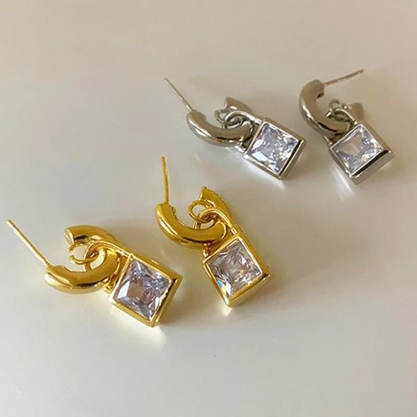 hoop & huggie ghidbk gold sliver color zircon metal lock pendant geometric circle earrings for women girls party jewelry, Golden;silver
hoop & huggie ghidbk gold sliver color zircon metal lock pendant geometric circle earrings for women girls party jewelry, Golden;silver