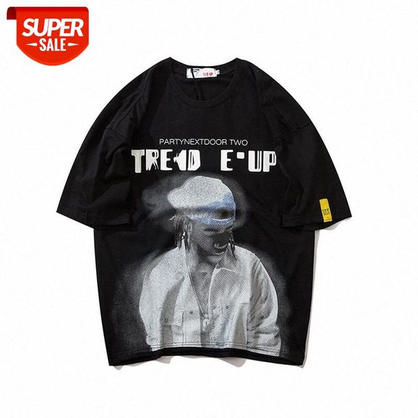 high street casual print t-shirt simple oversize hip-hop character short-sleeved tee men and women #6x5u, White;black
high street casual print t-shirt simple oversize hip-hop character short-sleeved tee men and women #6x5u, White;black
