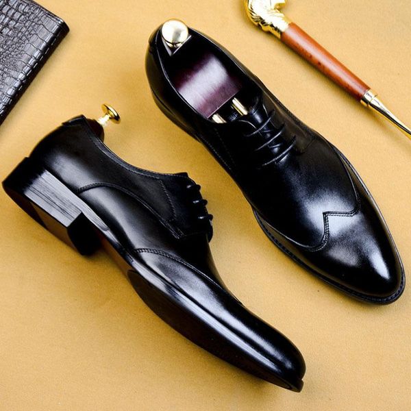 dress shoes qyfcioufu 2021 handmade oxford men genuine cow leather suit footwear wedding formal italian, Black
dress shoes qyfcioufu 2021 handmade oxford men genuine cow leather suit footwear wedding formal italian, Black