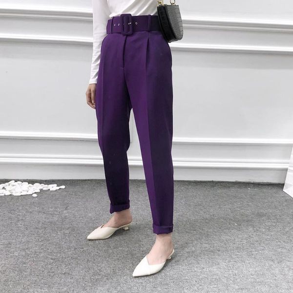 women's pants & capris shows body versatile lady black suit office ladies colorful women high waist sashes pockets trousers fashion, Black;white
women's pants & capris shows body versatile lady black suit office ladies colorful women high waist sashes pockets trousers fashion, Black;white