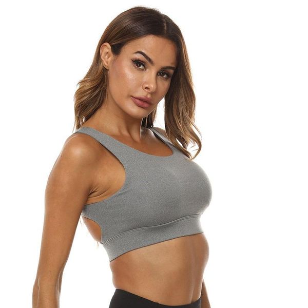 gym clothing sports bra yoga underwear shockproof running beautiful back hollow outside wear fitness women bodice vest wireless brassier, White;black
gym clothing sports bra yoga underwear shockproof running beautiful back hollow outside wear fitness women bodice vest wireless brassier, White;black