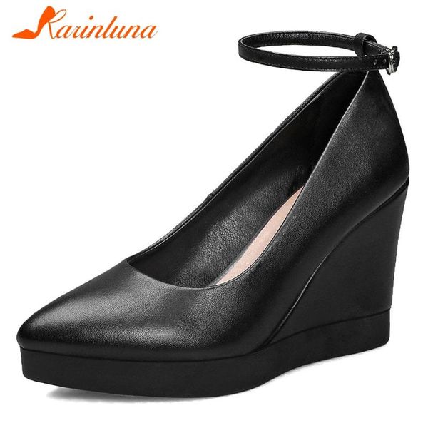 dress shoes karin brand 33-40 genuine leather ladies 2021 party ol pumps ankle strap wedges high heels pumpd women woman, Black
dress shoes karin brand 33-40 genuine leather ladies 2021 party ol pumps ankle strap wedges high heels pumpd women woman, Black