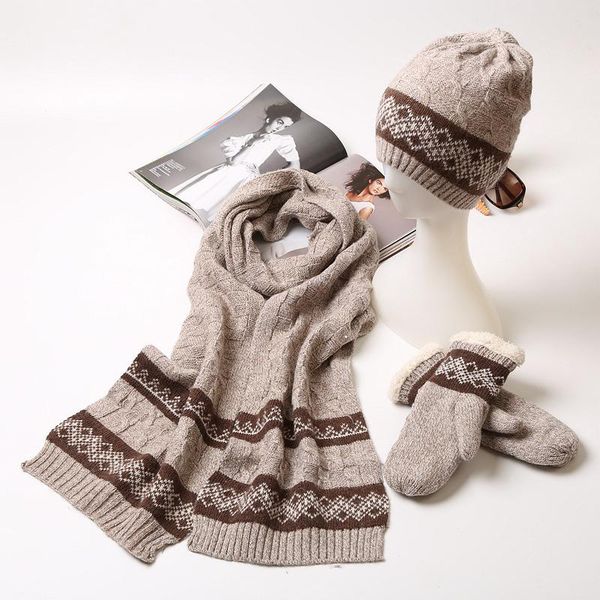 hats, scarves & gloves sets men and women couple models autumn winter warm knit hat scarf three-piece s, Blue;gray
hats, scarves & gloves sets men and women couple models autumn winter warm knit hat scarf three-piece s, Blue;gray
