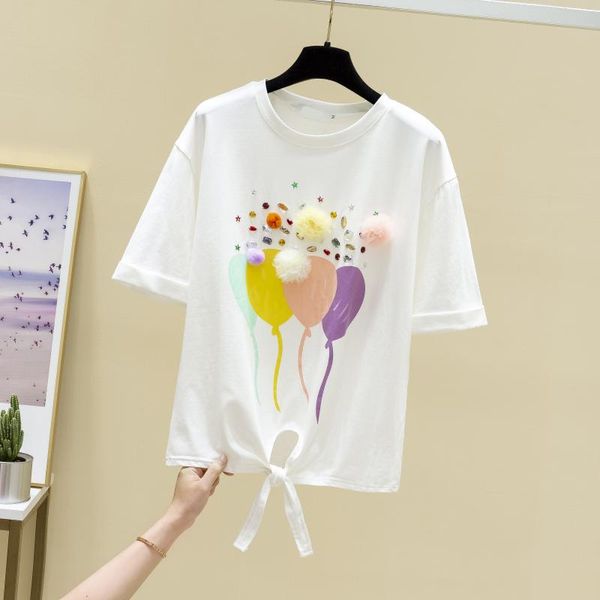 women's t-shirt 2021 summer korean print-encrusted diamond strap cotton short-sleeved loose white half-sleeved top
women's t-shirt 2021 summer korean print-encrusted diamond strap cotton short-sleeved loose white half-sleeved top
