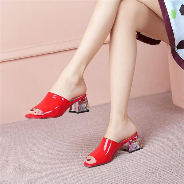 dilalula crystal heels women sandals luxury patent cow leather summer prom party wedding shoes woman red mules, Black
dilalula crystal heels women sandals luxury patent cow leather summer prom party wedding shoes woman red mules, Black