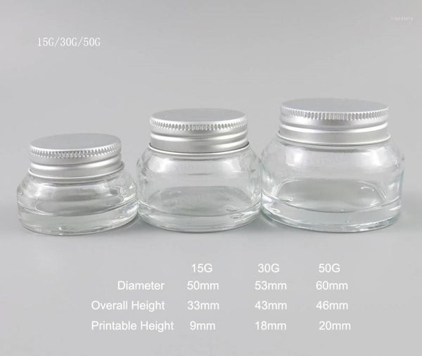 storage bottles & jars 12 x portable transparent beveled shoulder glass cream jar 1oz 5/3oz clear cosmetic containers packaging 15g 30g 50g
storage bottles & jars 12 x portable transparent beveled shoulder glass cream jar 1oz 5/3oz clear cosmetic containers packaging 15g 30g 50g
