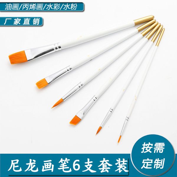 painting pens 6 nylon wool oil painting gouache watercolor pen fine arts line drawing brush set, Black;red
painting pens 6 nylon wool oil painting gouache watercolor pen fine arts line drawing brush set, Black;red