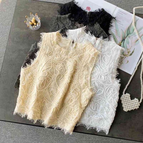 women's tanks & camis fashion elegant vintage lace tanks womens o neck sleeveless tassels base outer slim solid retro for, White
women's tanks & camis fashion elegant vintage lace tanks womens o neck sleeveless tassels base outer slim solid retro for, White