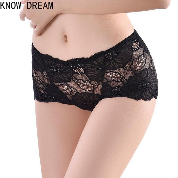women's panties knowdream lace large size see-through buttocks mid-waist ladies breathable cotton crotch briefs, Black;pink
women's panties knowdream lace large size see-through buttocks mid-waist ladies breathable cotton crotch briefs, Black;pink
