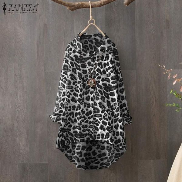 women's blouses & shirts fashion ol blouse women leopard printed 2022 spring long sleeve oversized blusa casual lady tunic, White
women's blouses & shirts fashion ol blouse women leopard printed 2022 spring long sleeve oversized blusa casual lady tunic, White