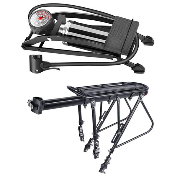 bike pumps heavy duty bicycle luggage carrier rear cargo rack with tire car non slip high pressure inflator foot pump
bike pumps heavy duty bicycle luggage carrier rear cargo rack with tire car non slip high pressure inflator foot pump