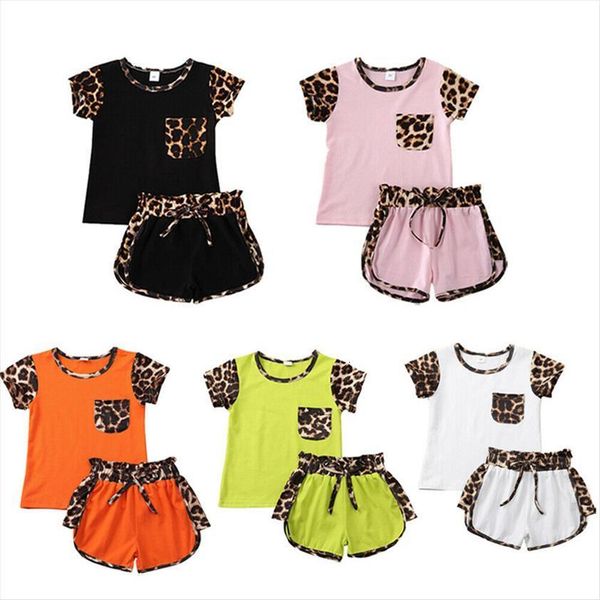fashion summer toddler baby girls boys outfits tracksuit clothes short sleeve leopard t shirt shorts 2pcs children set, White
fashion summer toddler baby girls boys outfits tracksuit clothes short sleeve leopard t shirt shorts 2pcs children set, White