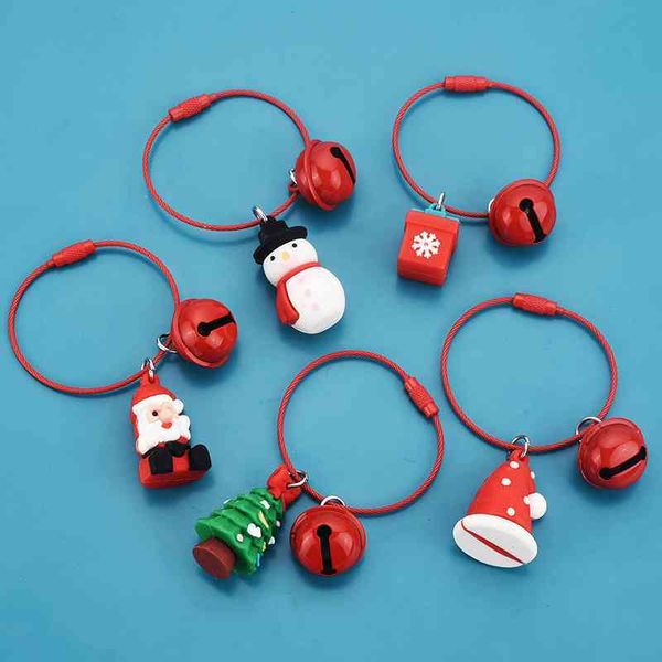 2021 fashion keychain korean version new santa claus and christmas tree series ring female bell key bag pendant small gift, Slivery;golden
2021 fashion keychain korean version new santa claus and christmas tree series ring female bell key bag pendant small gift, Slivery;golden
