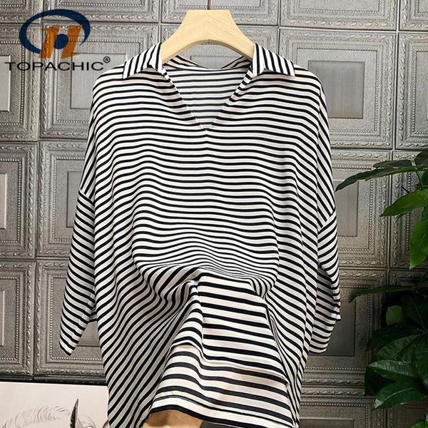 women's blouses & shirts 5.27 silk shirt women 2021 summer fashion v-neck temperament striped elegant blouse, White
women's blouses & shirts 5.27 silk shirt women 2021 summer fashion v-neck temperament striped elegant blouse, White