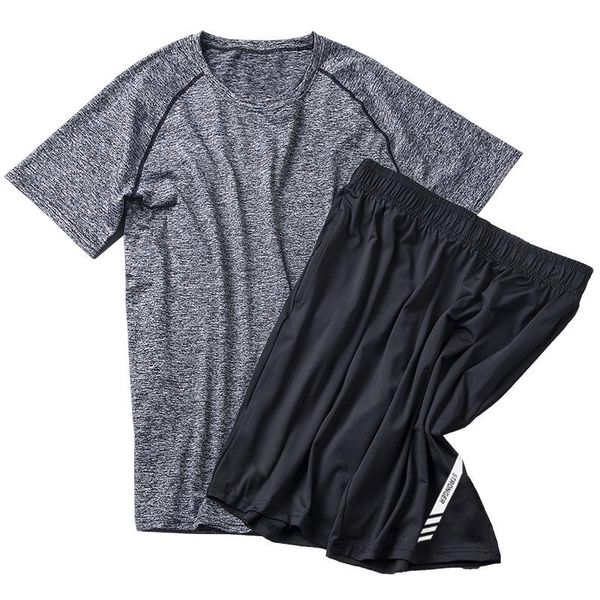 men's sportswear summer quick-drying clothes casual sports suit fitness running shorts gym basketball loose two-piece clothing, White;black
men's sportswear summer quick-drying clothes casual sports suit fitness running shorts gym basketball loose two-piece clothing, White;black