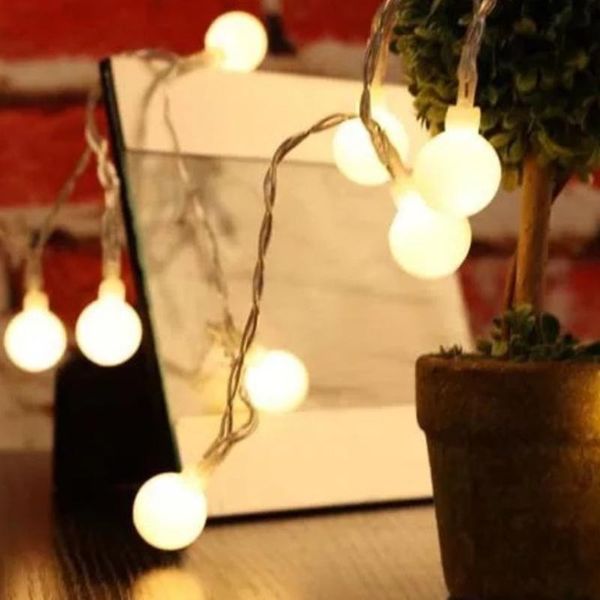 strings fairy lights waterproof led ball string 10m 50/80 light christmas wedding decoration outdoor lighting
strings fairy lights waterproof led ball string 10m 50/80 light christmas wedding decoration outdoor lighting