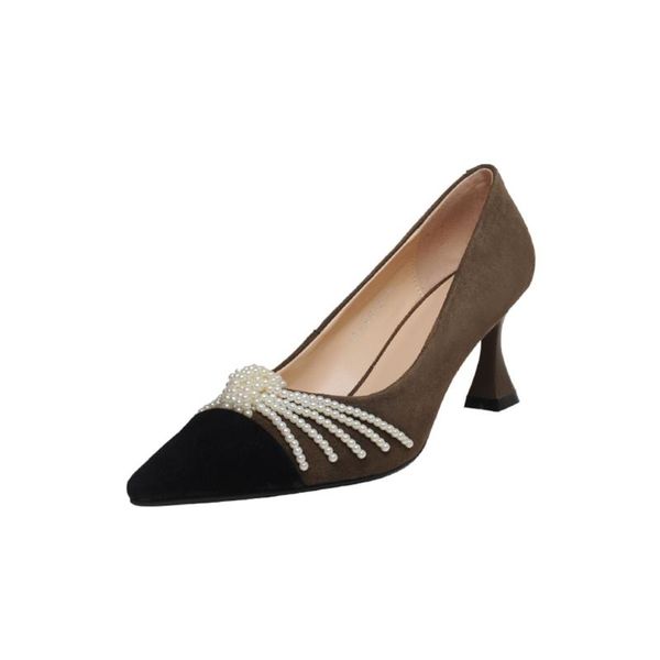 dress shoes 2021 spring autumn fashion women sheep reversed fabric beautiful ball decoration 6.5cm pumps, Black
dress shoes 2021 spring autumn fashion women sheep reversed fabric beautiful ball decoration 6.5cm pumps, Black