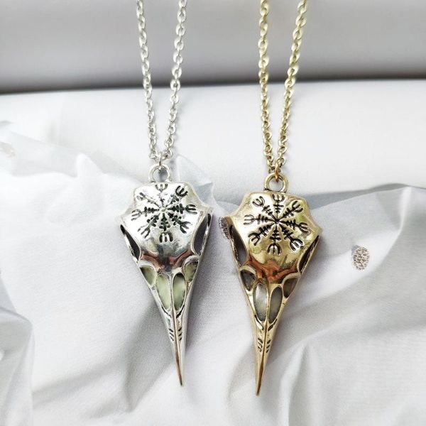 pendant necklaces 2021 european and american fashion party alloy crow skull luminous necklace trend retro, Silver
pendant necklaces 2021 european and american fashion party alloy crow skull luminous necklace trend retro, Silver