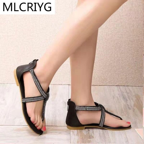 sandals 2021 fashion women's shoes summer flat open toe comfortable rhinestone beach plus size casual, Black
sandals 2021 fashion women's shoes summer flat open toe comfortable rhinestone beach plus size casual, Black