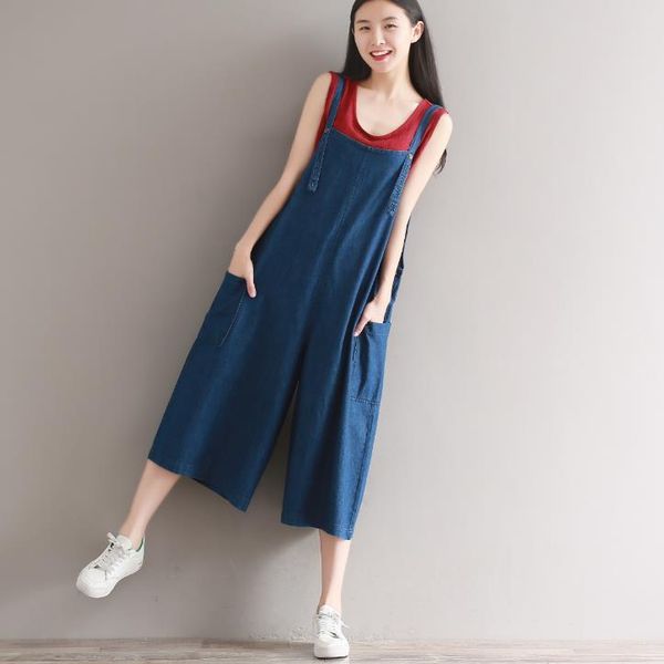 women's jumpsuits & rompers fashion womens jumpsuit nice casual loose denim overalls women ankle - length pants one piece outfit, Black;white
women's jumpsuits & rompers fashion womens jumpsuit nice casual loose denim overalls women ankle - length pants one piece outfit, Black;white