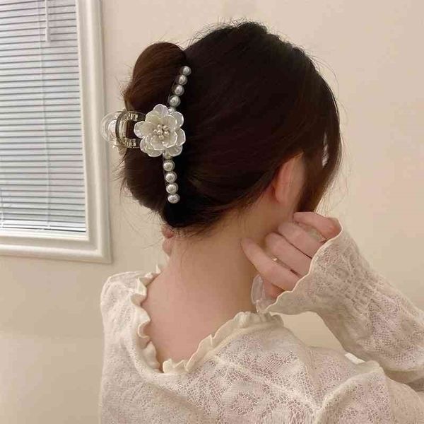 clip super xianshan camellia ~ three dimensional flower forest pearl hair on back of the head elegant curling shark clip, Black;brown
clip super xianshan camellia ~ three dimensional flower forest pearl hair on back of the head elegant curling shark clip, Black;brown