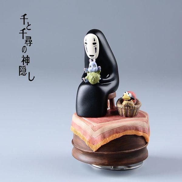 hayao miyazaki faceless male chihiro music box plastic creative doll hand-made ornament
hayao miyazaki faceless male chihiro music box plastic creative doll hand-made ornament