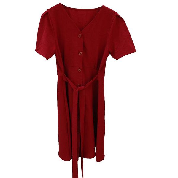 casual dresses zc3523 2021 summer women student fashion temperament v-neck single-breasted solid color dress wholesale, Black;gray
casual dresses zc3523 2021 summer women student fashion temperament v-neck single-breasted solid color dress wholesale, Black;gray