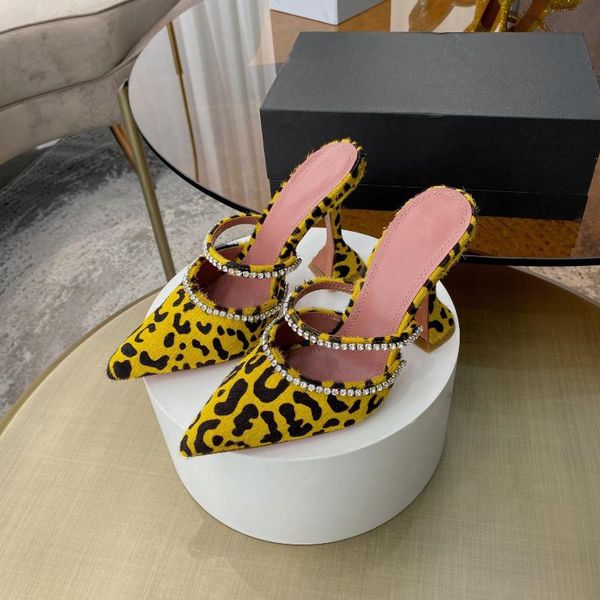 sandals women's shoes spring and summer pointed one line with baotou high-heeled diamond leopard wear muller slippers, Black
sandals women's shoes spring and summer pointed one line with baotou high-heeled diamond leopard wear muller slippers, Black